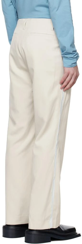 TheOpen Product SSENSE Exclusive Beige Side Taped Pants 3