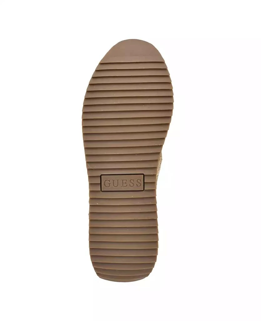 GUESS Women's Stefen Lace-Up Platform Espadrille Sneakers 5
