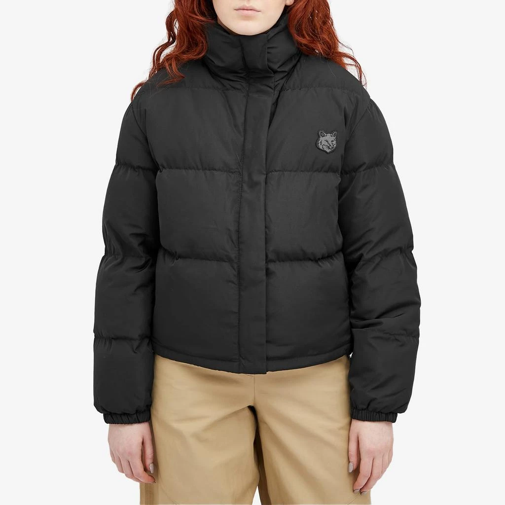 Maison Kitsune Maison Kitsune Tonal Fox Head Crop Puffer Jacket 2