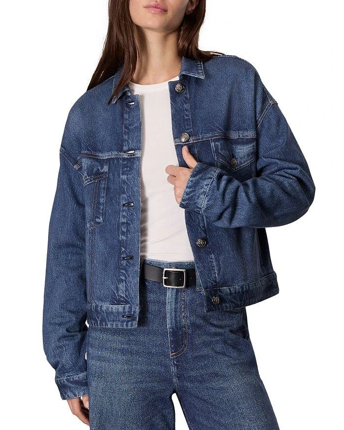 Rag & Bone Miramar Fleece Terry Trucker Jacket 1