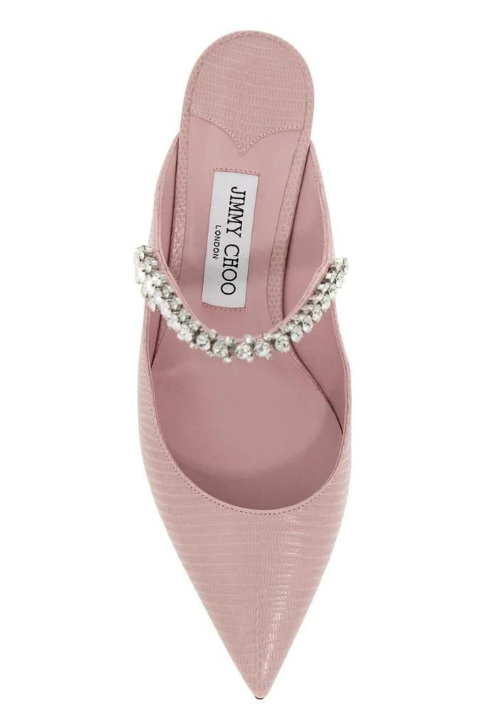 Jimmy Choo Lizard-Embossed Leather Bing 65 Mules 2