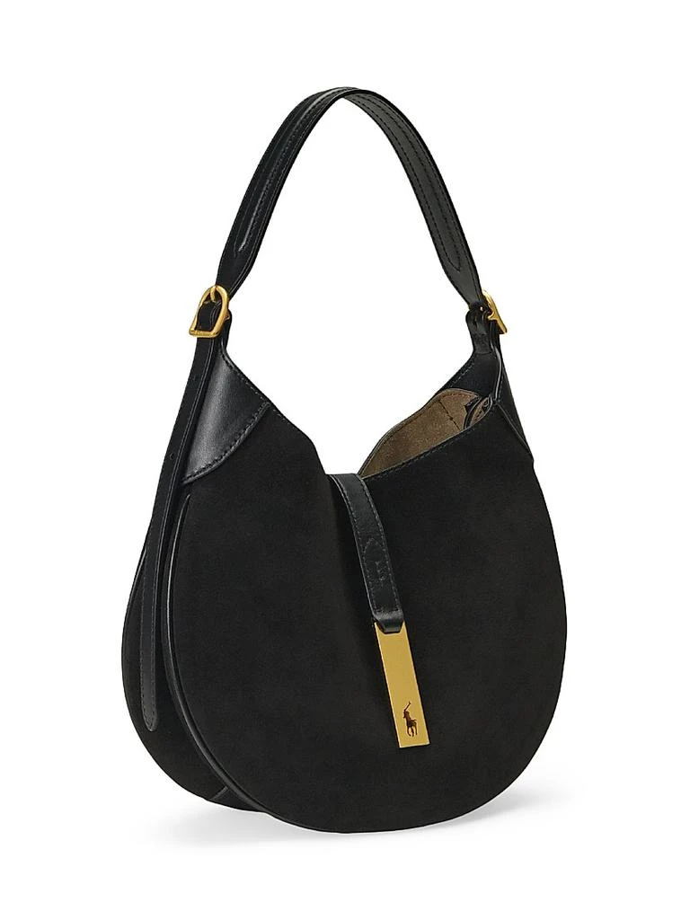 Ralph Lauren Polo ID Small Suede Shoulder Bag 5