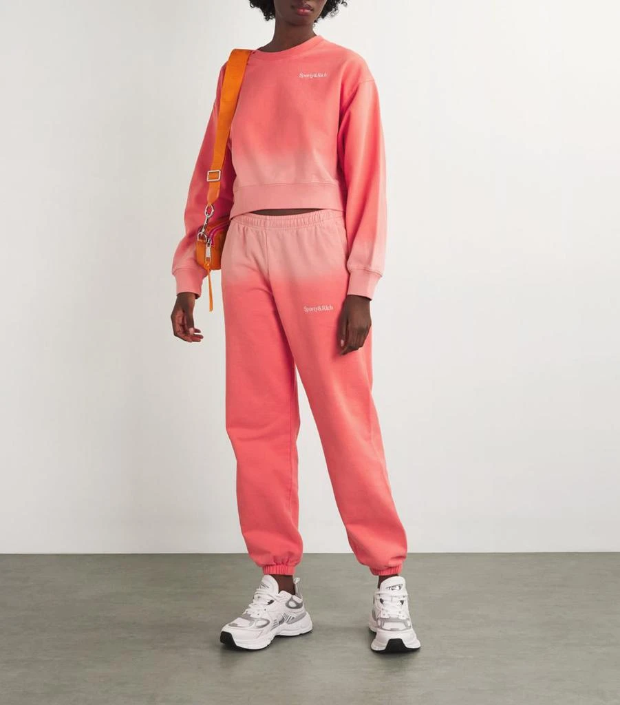 Sporty & Rich Ombré Serif Sweatpants 2