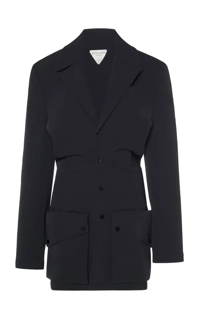Bottega Veneta Bottega Veneta Tech-Gabardine Blazer - Moda Operandi 1