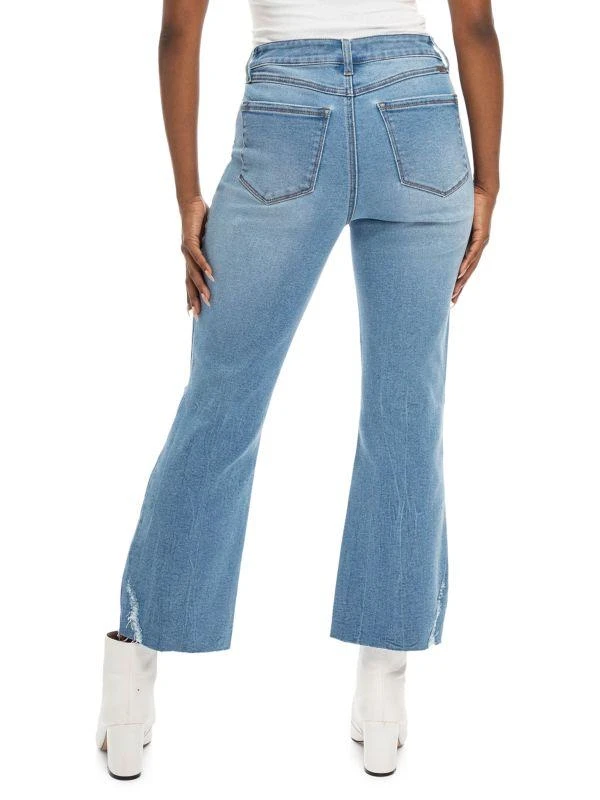 1822 Denim High Rise Cropped Mini Bootcut Jeans 2