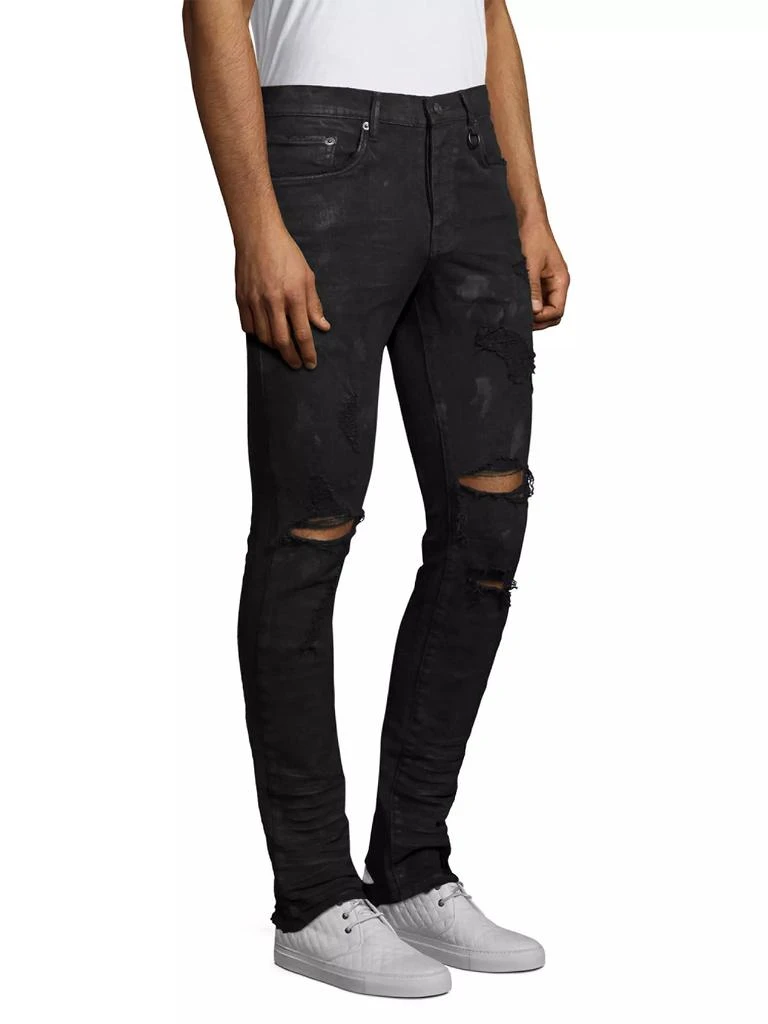 Purple Brand Stretch Destroyed Slim-Fit Jeans 4