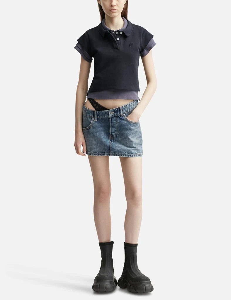 Alexander Wang Layered Shrunken Polo 4