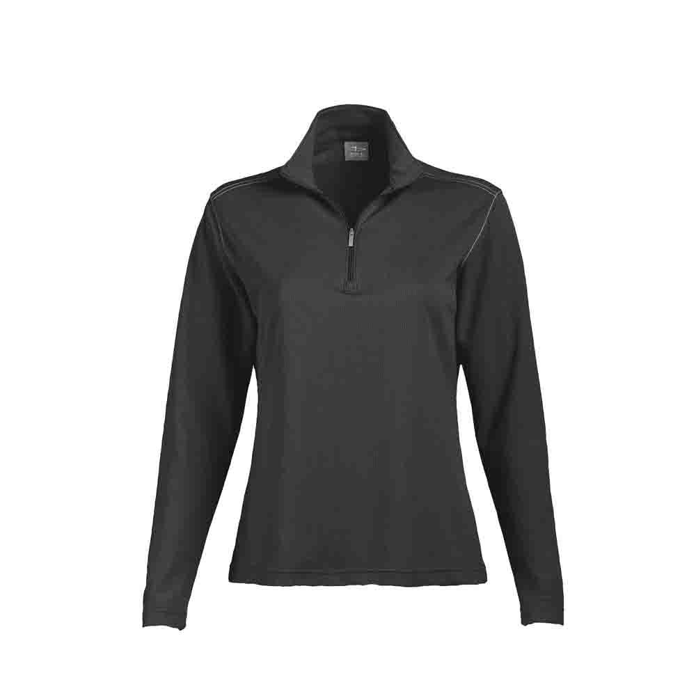 Page & Tuttle Contrast Stitch Quarter Zip Layering Pullover