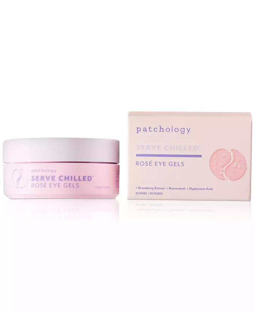 Patchology Serve Chilled Rosé Eye Gels, 30 pairs