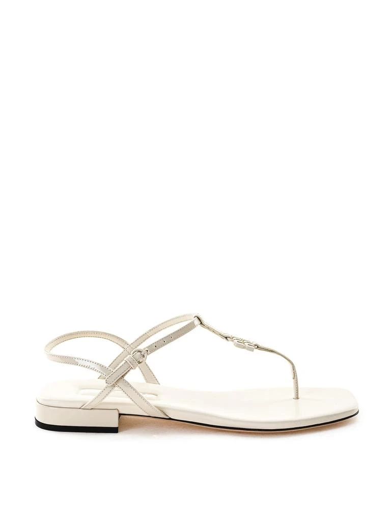 Miu Miu Sandal Infradito in Ivory Paint Miu Miu 1