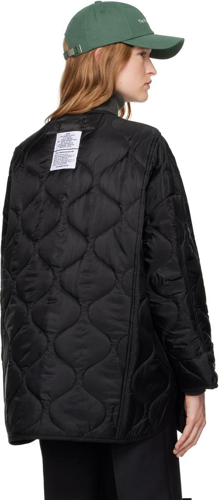 The Frankie Shop Black Teddy Quilted Jacket 3