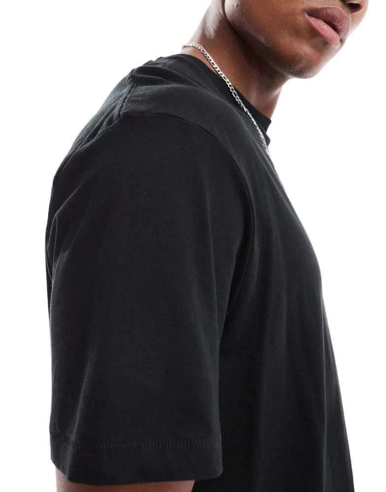 French Connection Mens French Connection oversized t-shirt in black 3