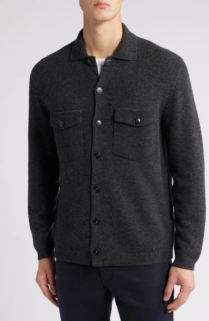 Canali Wool & Cashmere Overshirt 4