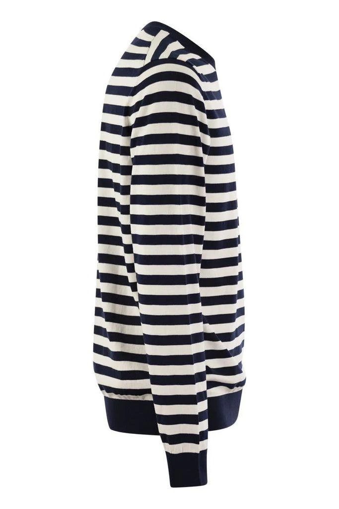 Vilebrequin Vilebrequin Striped Cotton Crew-Neck Jumper 3