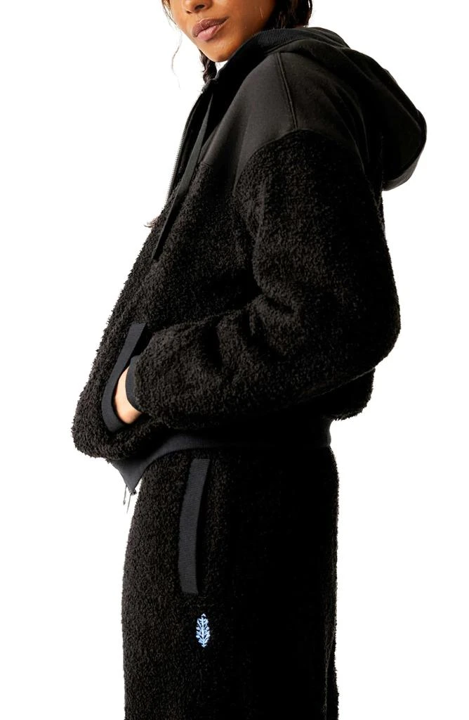 FP Movement by Free People Cuddle Up Front Zip Fleece Hoodie 3