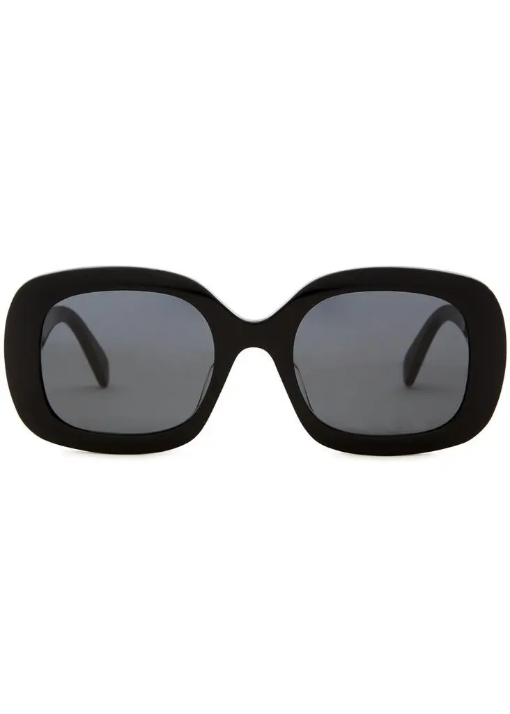 Celine Triomphe oversized oval-frame sunglasses 2
