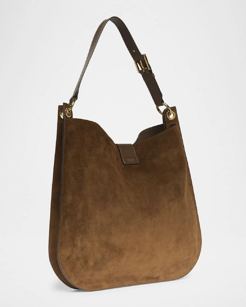Tom Ford Tara Large Crossbody Bag in Suede and Leather 6