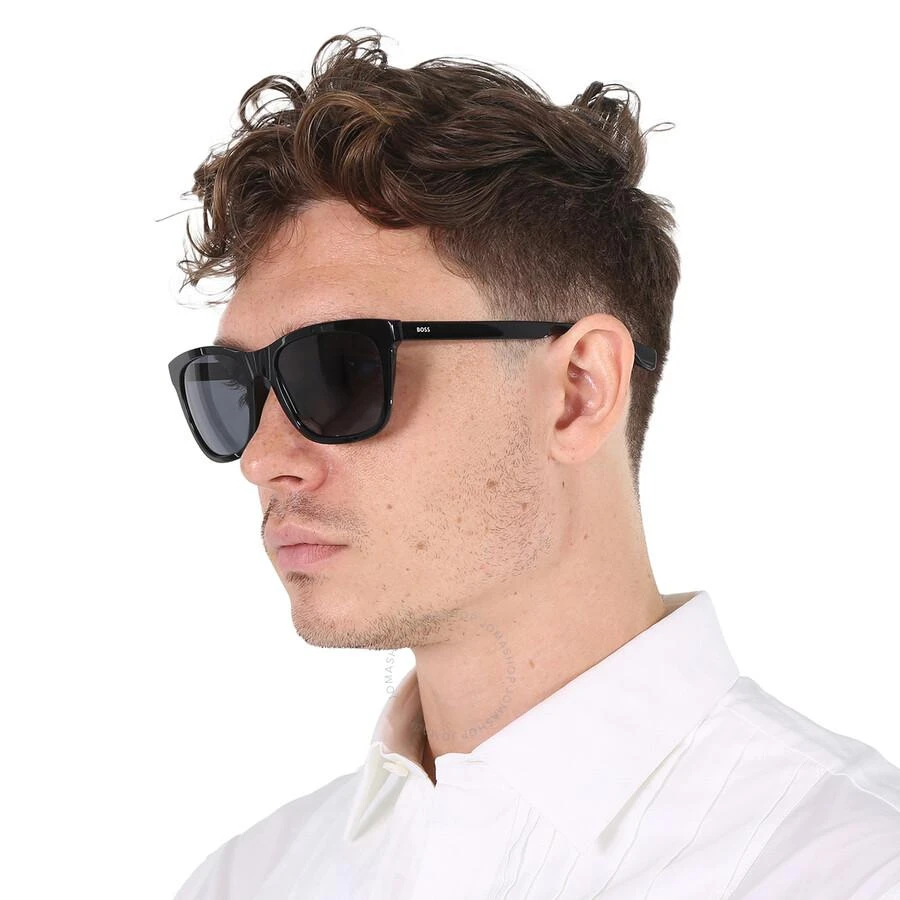 Hugo Boss Grey Square Men's Sunglasses BOSS 1555/O/F/S 0807/IR 56 2
