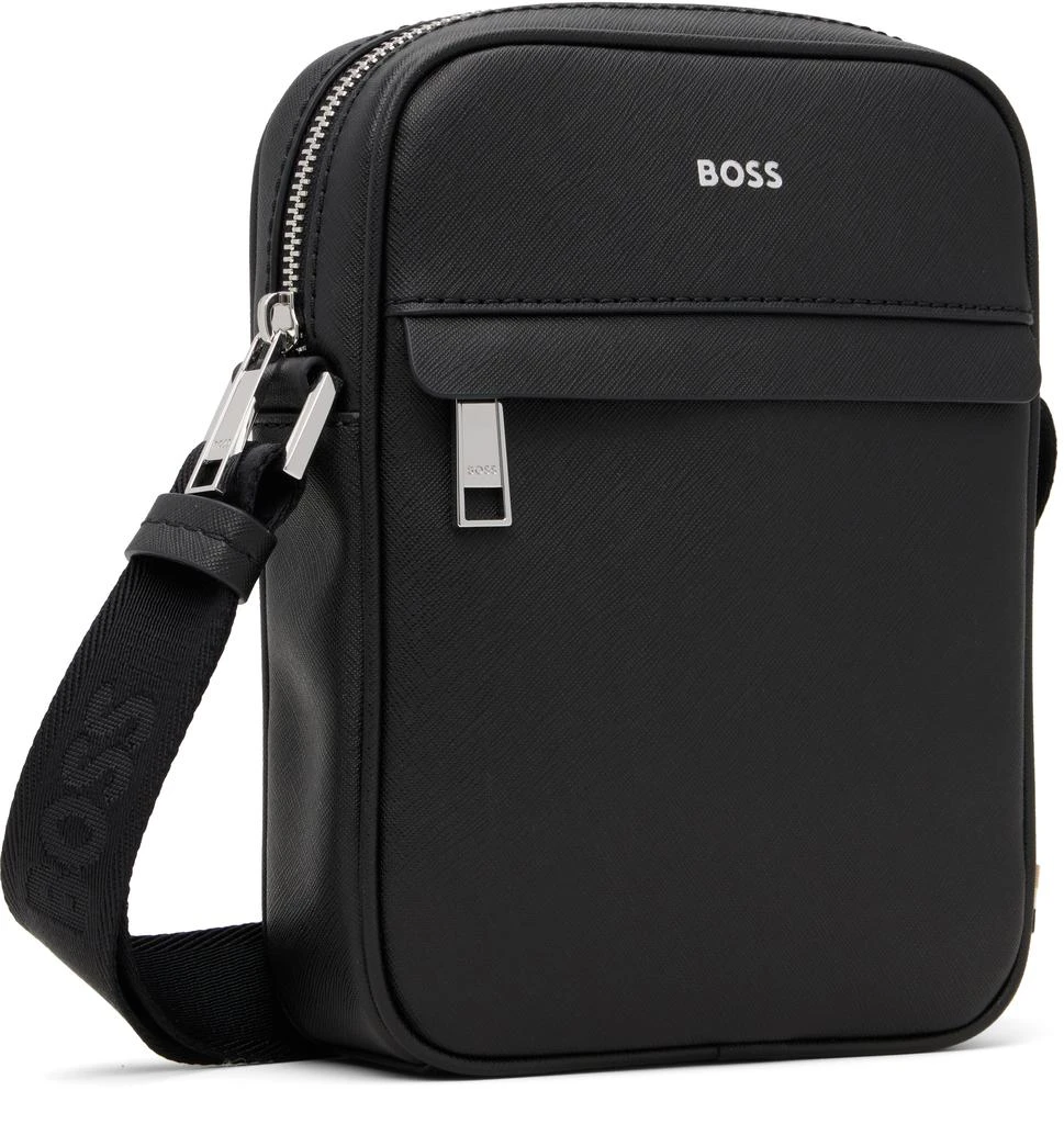 Hugo Boss Black Leather Logo Stamp Pouch 2