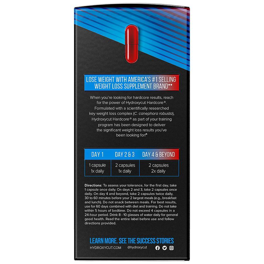 Hydroxycut Hardcore Weight Loss Rapid Release Capsules Wildberry