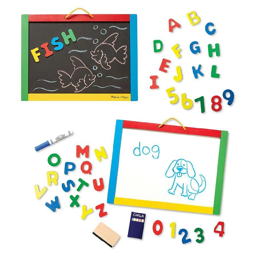Melissa & Doug Magnetic Chalkboard/Dry-Erase Board 3