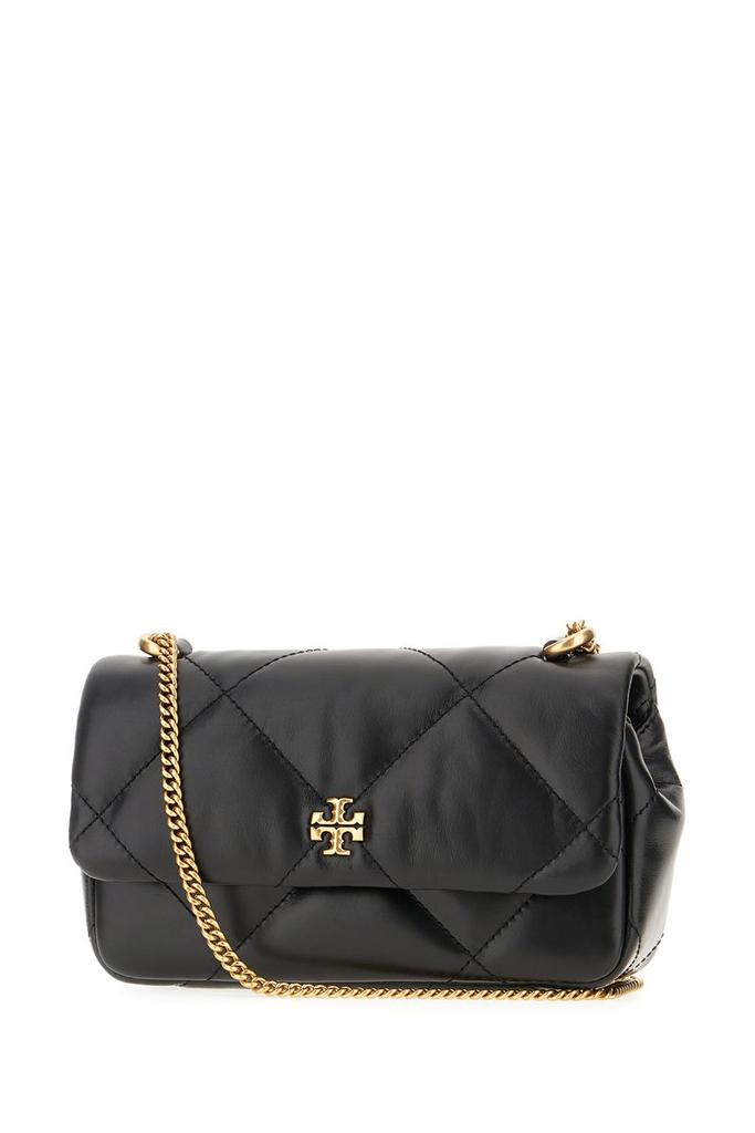 Tory Burch Tory Burch 'Kira' Small Black Leather Crossbody Bag