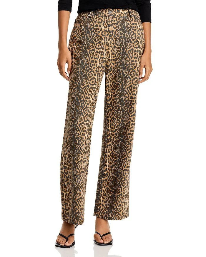 Lucy Paris Cheetah Five Pocket Pants 1
