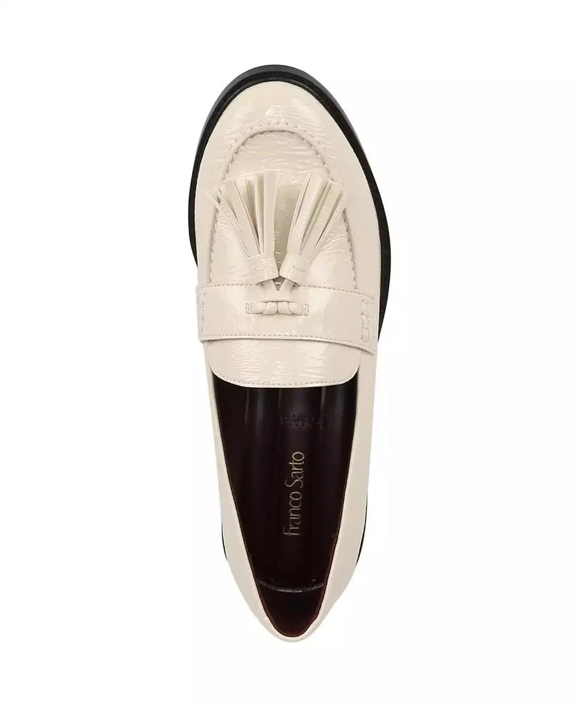 Franco Sarto Women's Carolyn Low Profile Tassel Loafers 4