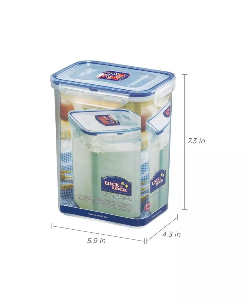 Lock & Lock Easy Essentials 7.6-Cup Rectangular Food Storage Container, Set of 4