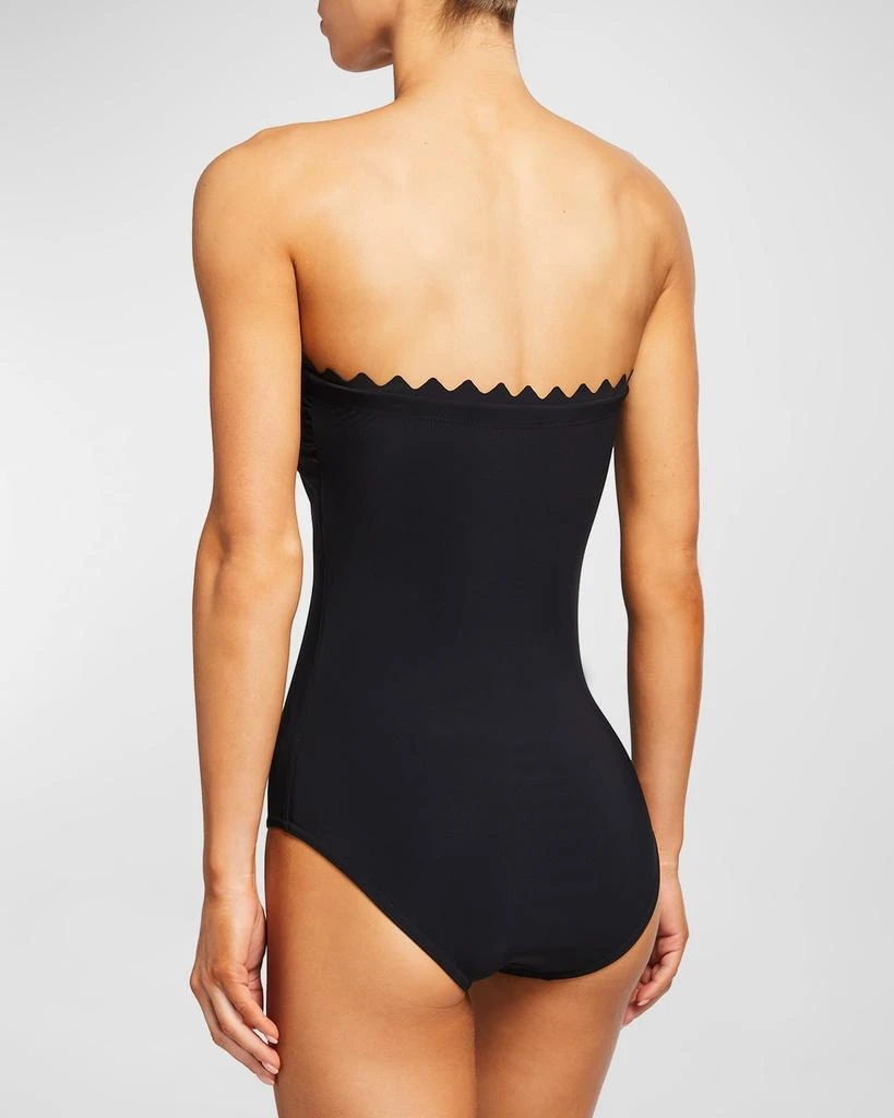 Karla Colletto Ines Bandeau One-Piece Swimsuit with Shelf Bra 2