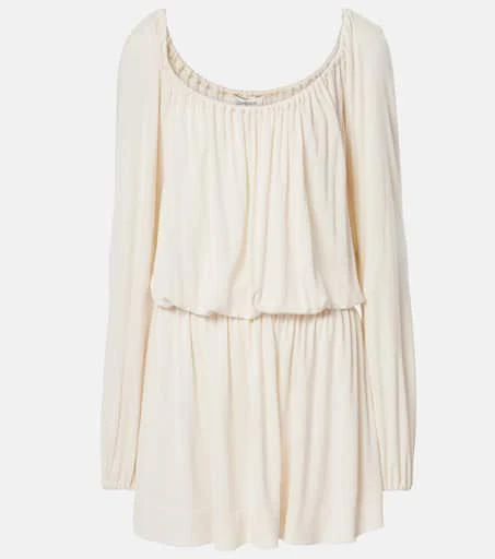 Yves Saint Laurent Ruffled jersey minidress 1