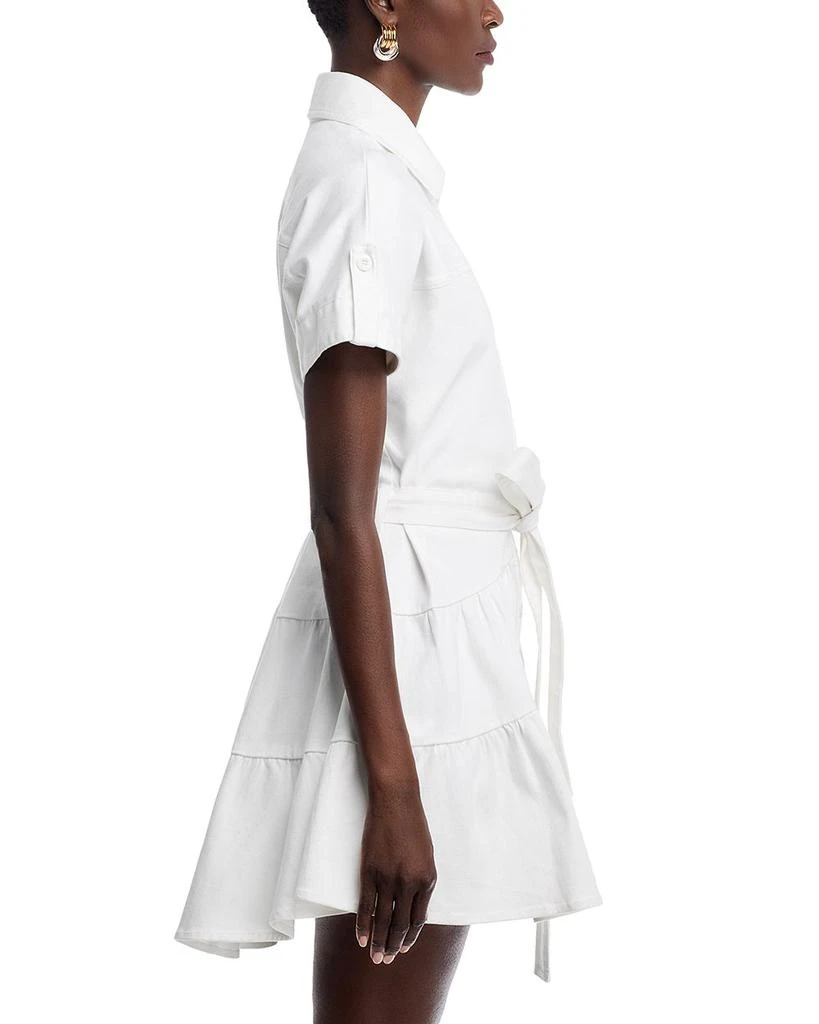 AREA Belted Short Sleeve Shirtdress 5
