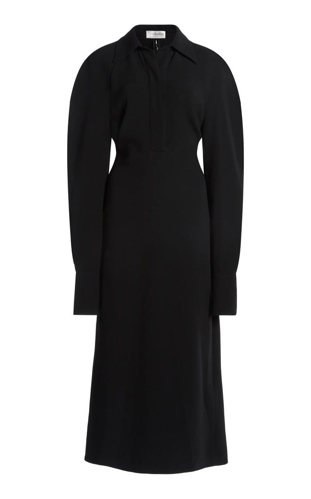 ワンピース VICTORIA BECKHAM GREY GREEN WOOL BLEND MIDI DRESS Victoria Beckham Grey green wool blend midi dress | TheDoubleF