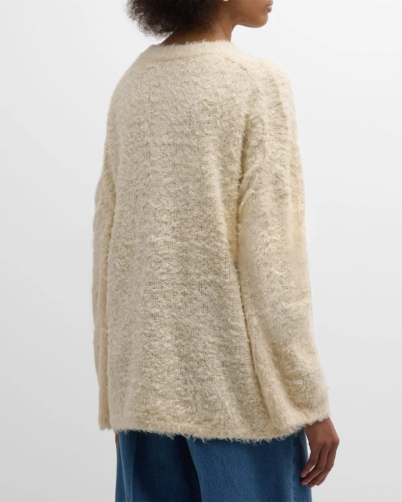 Totême Boxy Silk Knit Sweater 5