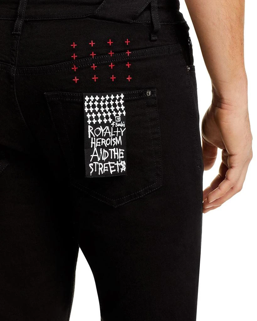 Ksubi Chitch Slim Fit Jeans in Laid Black 6