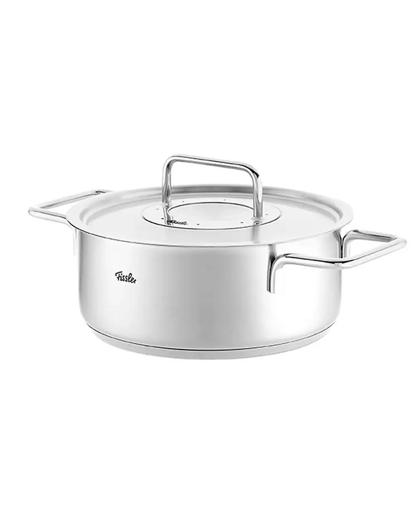 Fissler Pure Collection Stainless Steel 4.1 Quart Rondeau with Metal Lid 3