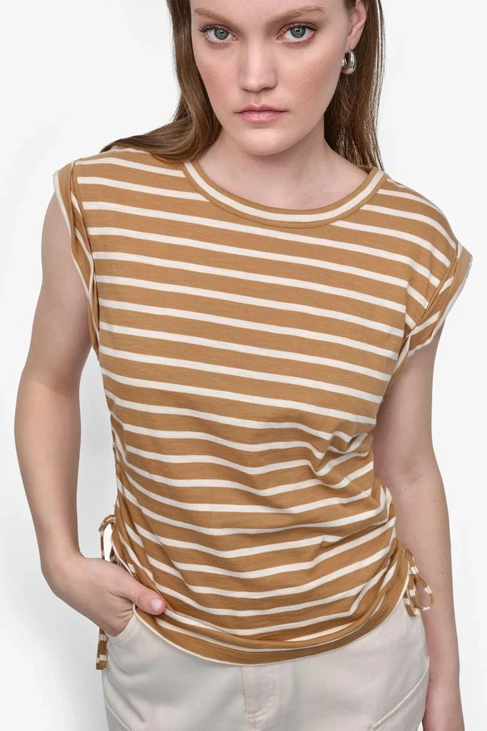 DKNY SIDE TIE RUCHED SLEEVELESS TEE 5