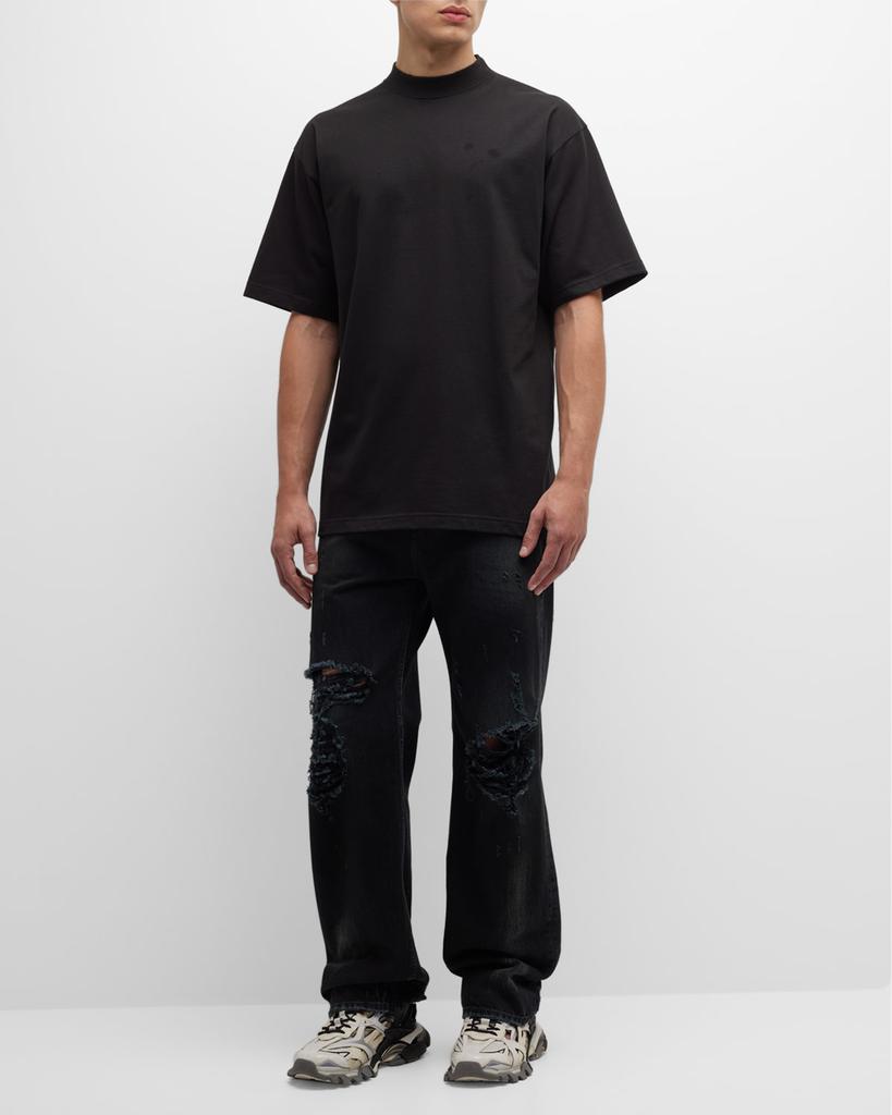 バレンシアガ☆BB パリ ストラス Tシャツ ミディアムフィット org.jpg