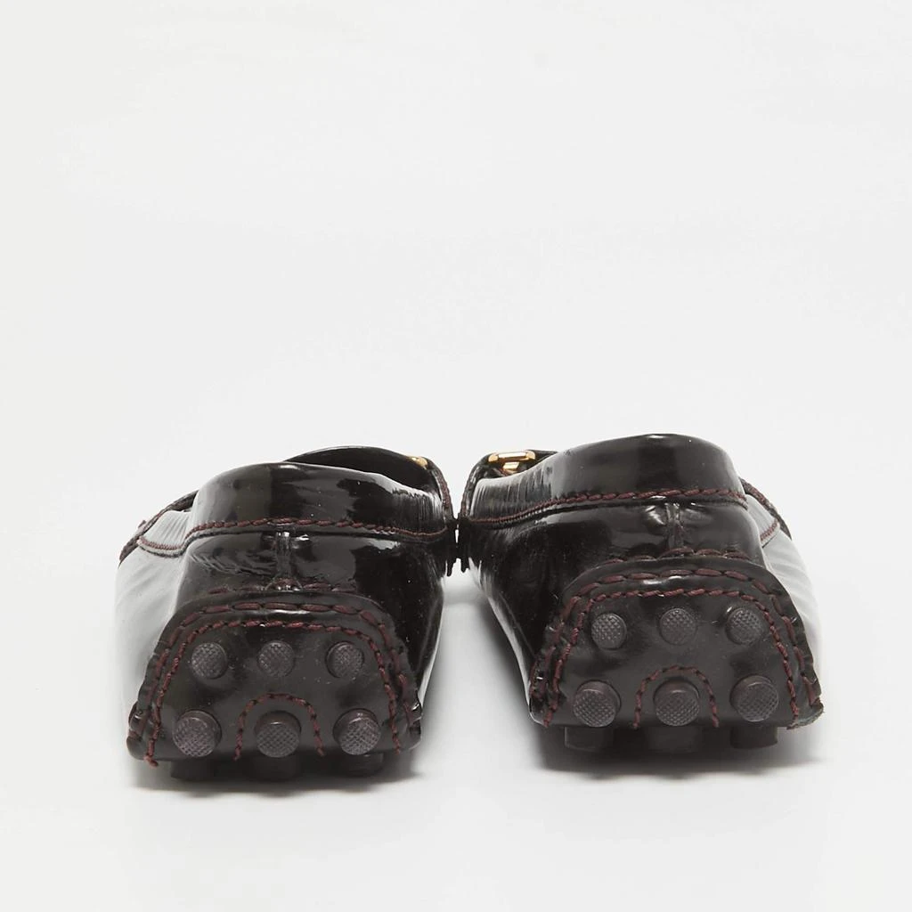 Louis Vuitton Louis Vuitton Burgundy Patent Leather Oxford Loafers Size 38 5
