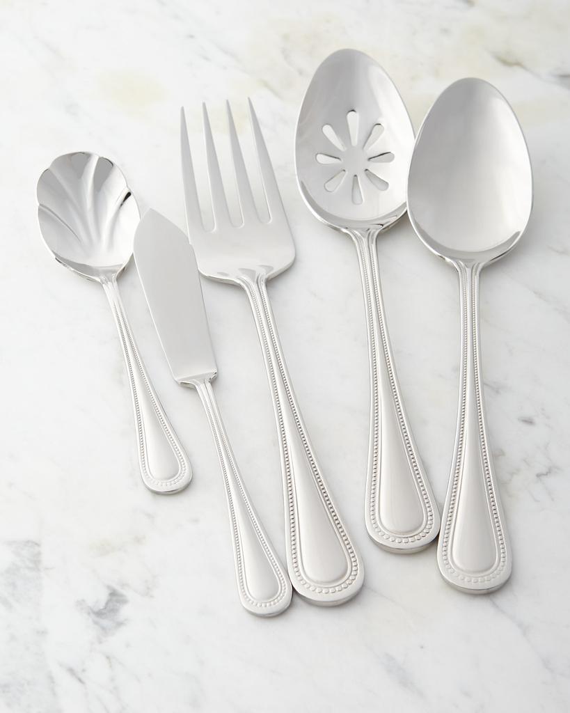 Wallace Silversmiths Euro Beads 65-Piece Flatware Service