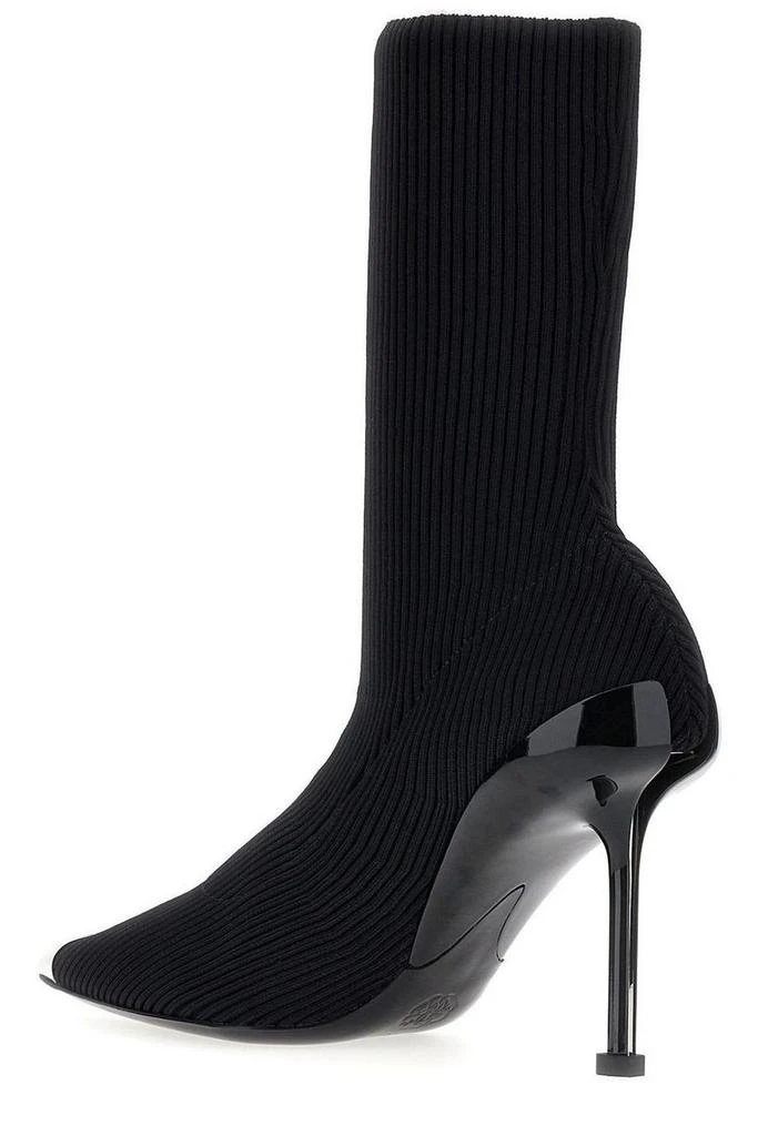 Alexander McQueen Alexander McQueen Slash Pointed-Toe Ankle Boots 3