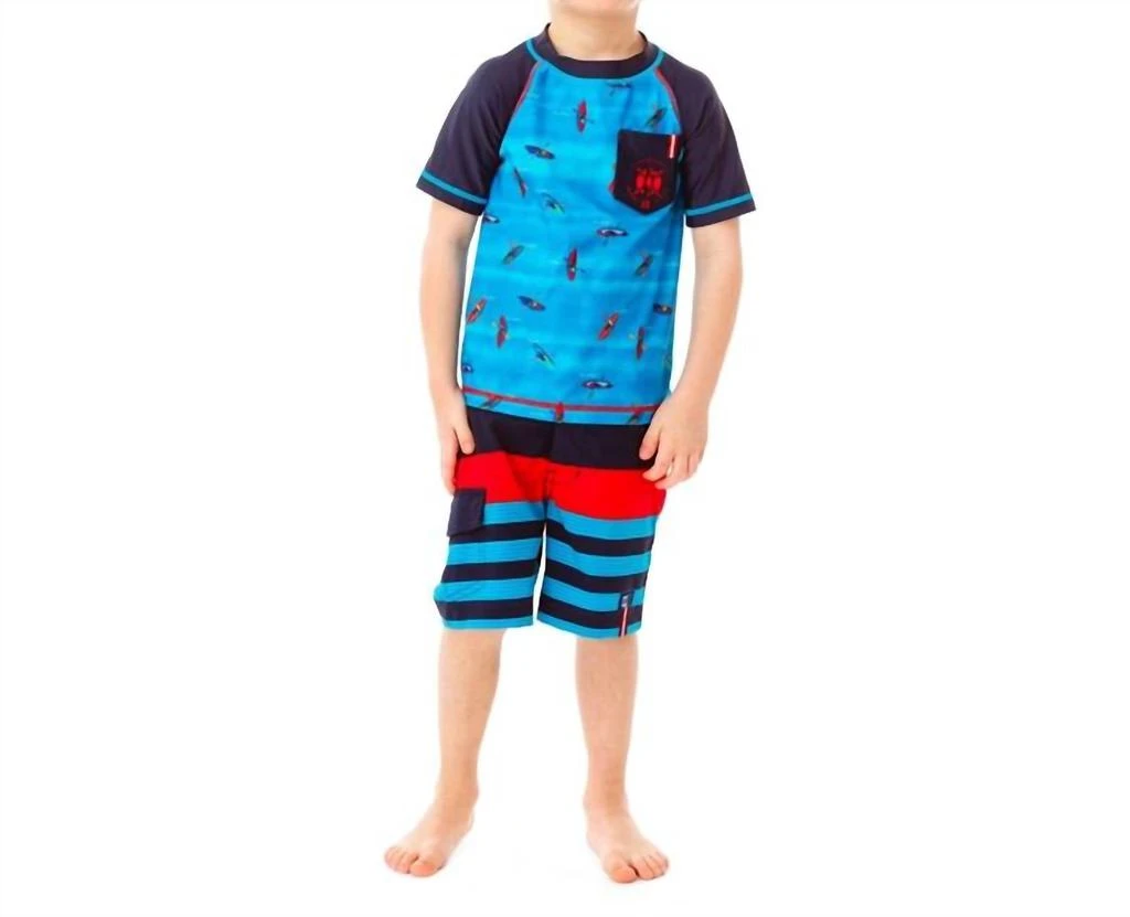 Noruk Collection Noruk Collection - Kayak Short Raglan Sleeve Rashguard Tee