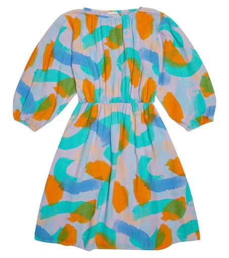 BOBO CHOSES Printed linen-blend dress 1