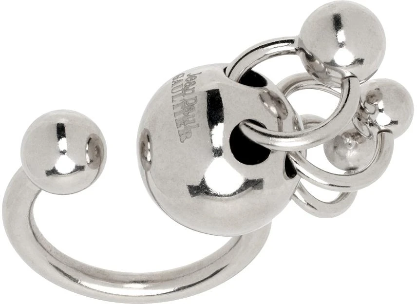 Jean Paul Gaultier Silver Piercing Ring 1