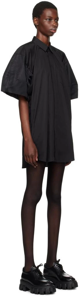 Sacai Black Shirt Minidress 2
