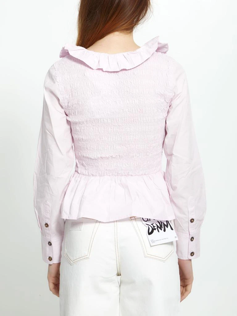 Ganni Cotton poplin blouse 3