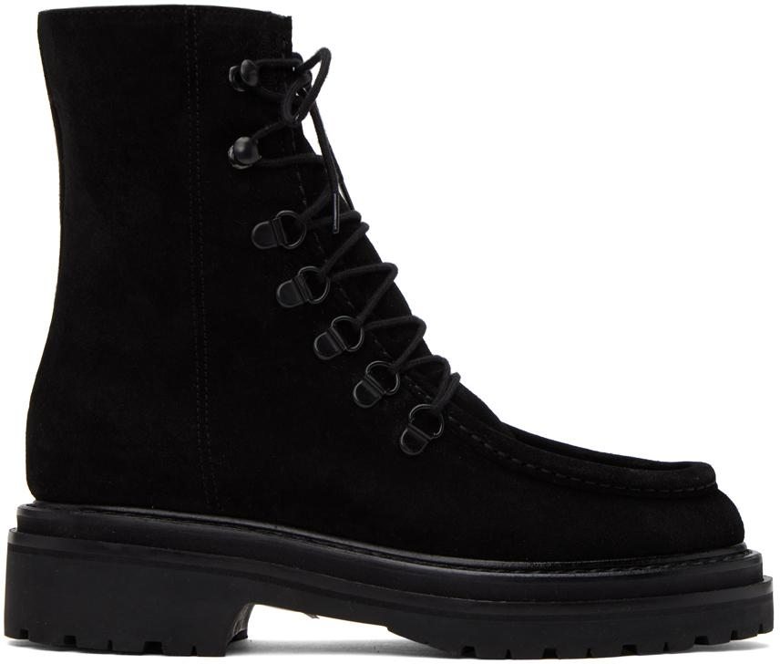 LEGRES Black College Boots