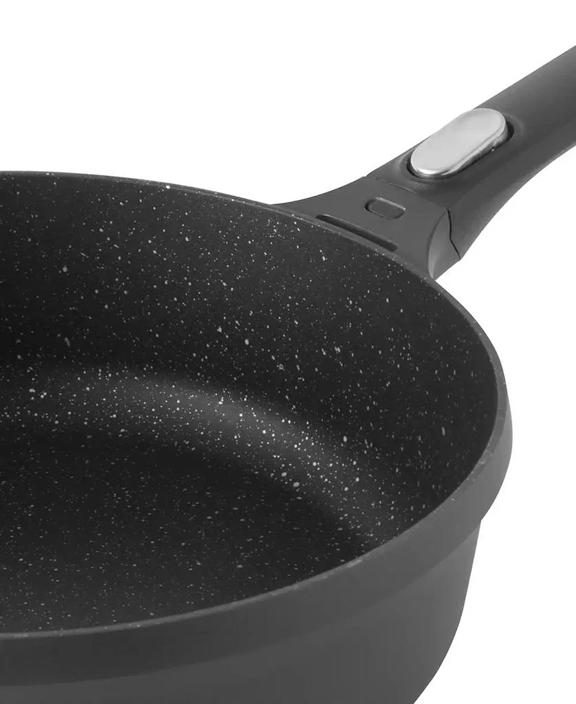 BergHOFF GEM 11" Nonstick Saute Pan 4.6Qt., Detachable Handle, Black, Glass Lid 10