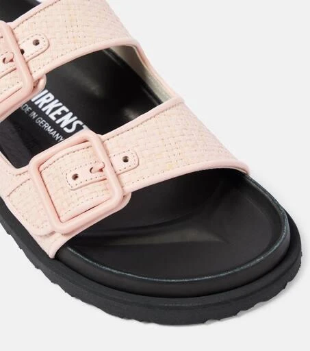 Birkenstock Arizona Luxe raffia sandals 6