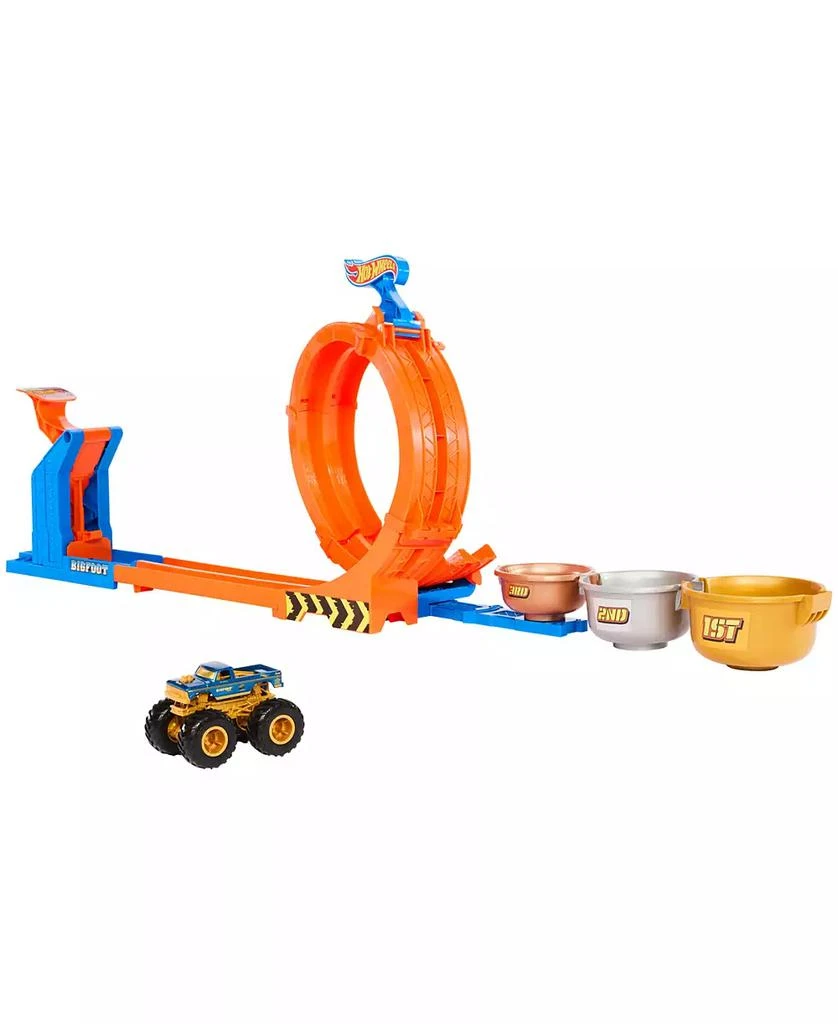 Hot Wheels Monster Trucks Loop-And-Flip Trophy Challenge Playset 1